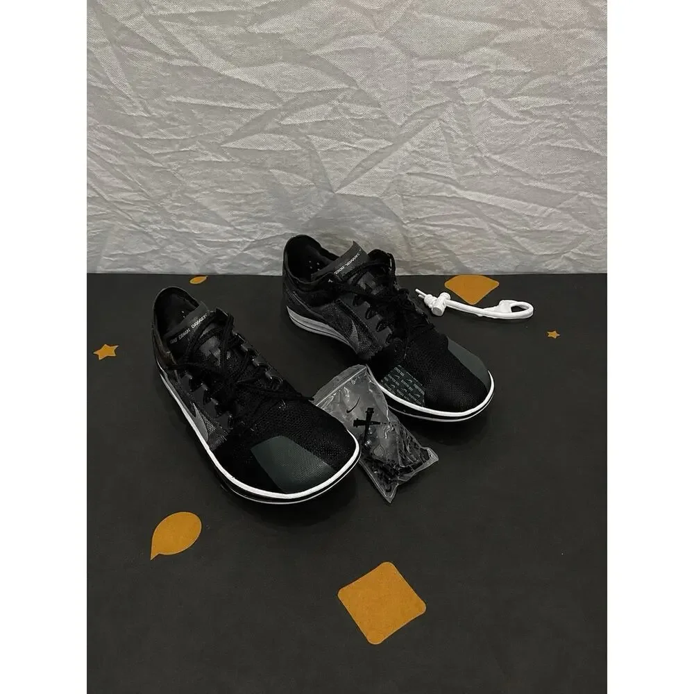 New Men’s 10.5 Nike ZoomX Dragonfly XC Track Spikes Black Silver DX7992-001
